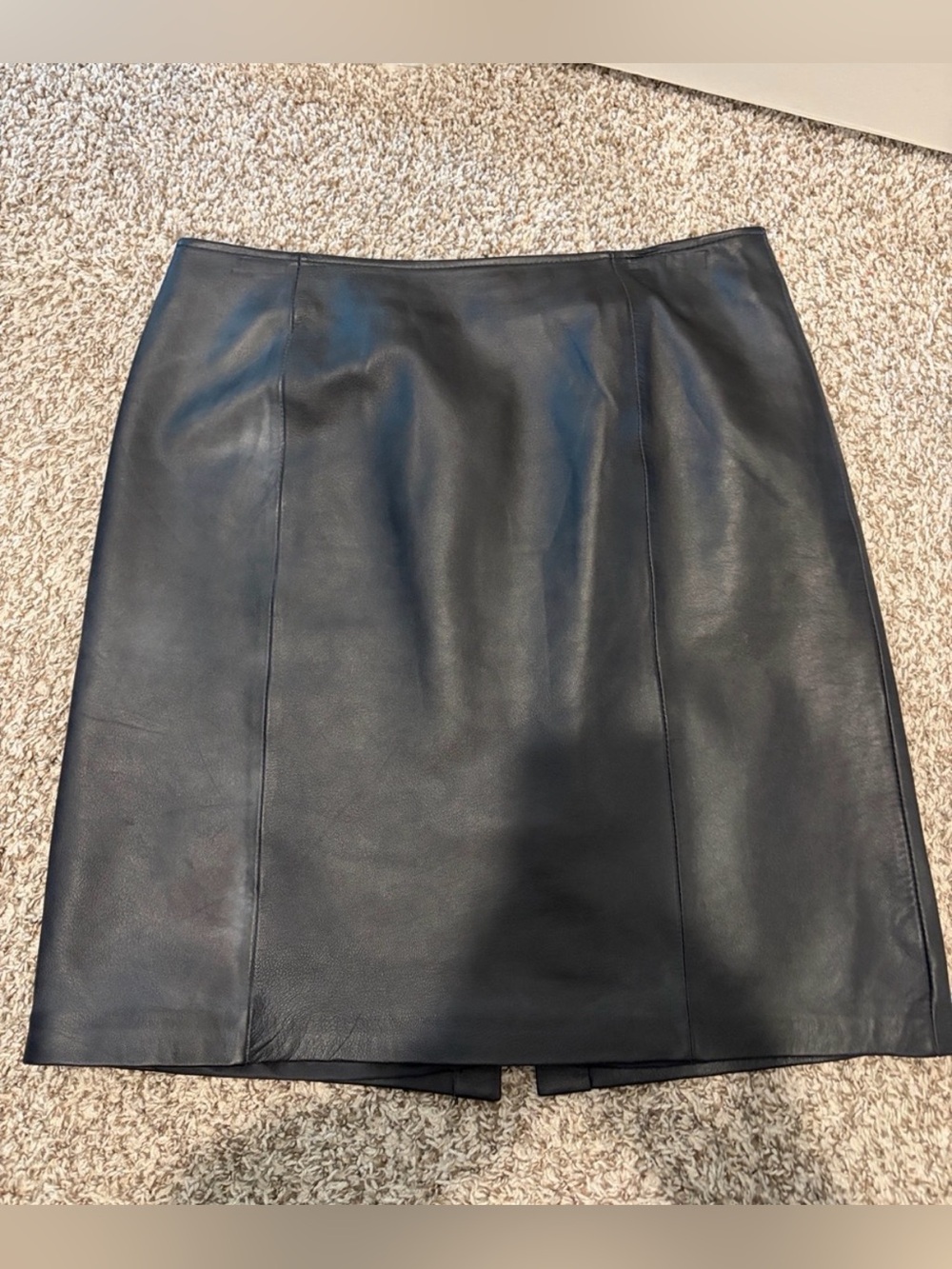 Apt. 9 Black Leather Pencil Skirt